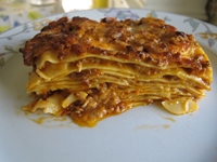 Lasagne bolognesi - aluminiumlåda / 2 port.