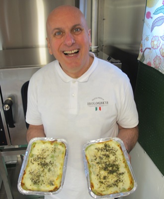 Ostlasagne - aluminiumlåda / 2 portioner Ej tillgänglig