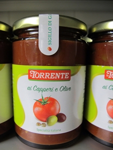 Capperi e olive sås